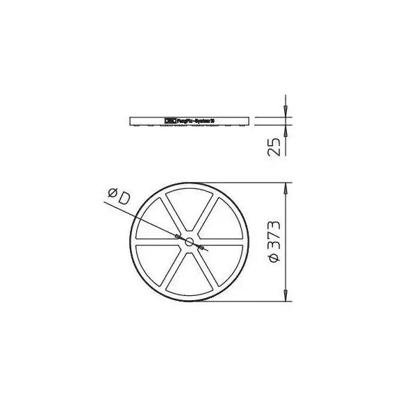 Основание для сист. FangFix F-FIX-B16 3B OBO 5403238, изображение 2