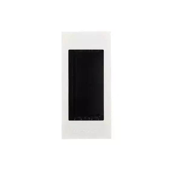 Цоколь для установки в мебель/перегородки на 1мод. Zenit бел. ABB 2CLA267100N1101