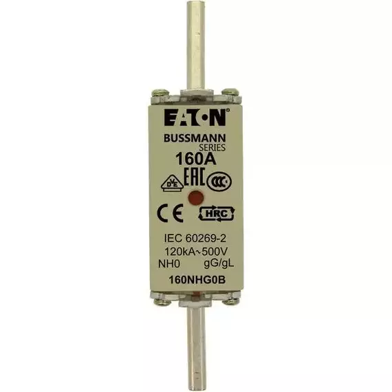 Предохранитель NH 50А 500В GL/GG 0 двойная индикация EATON 50NHG0B