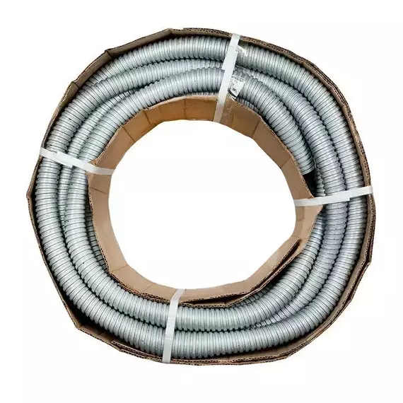 Металлорукав Р3-ЦХ-22 d22мм с протяжкой (уп.15м) EKF mrzn-22-15, изображение 2