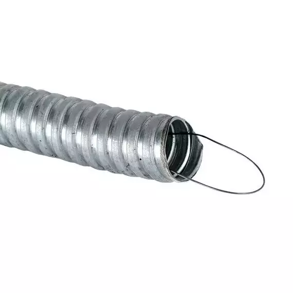 Металлорукав Р3-ЦХ-22 d22мм с протяжкой (уп.15м) EKF mrzn-22-15, изображение 3