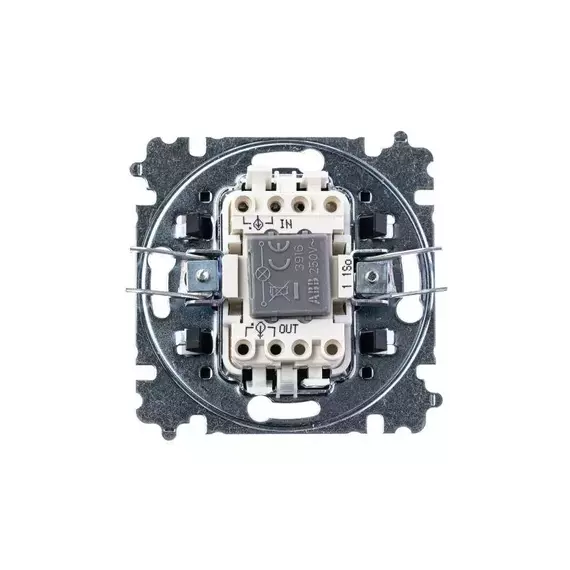 Выключатель 1-кл. СП Levit IP20 с подсветкой жемчуж./ледяной ABB 2CHH590146A6068, изображение 4
