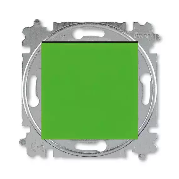 Переключатель 1-кл. СП Levit IP20 зел./дым. черн. ABB 2CHH590645A6067