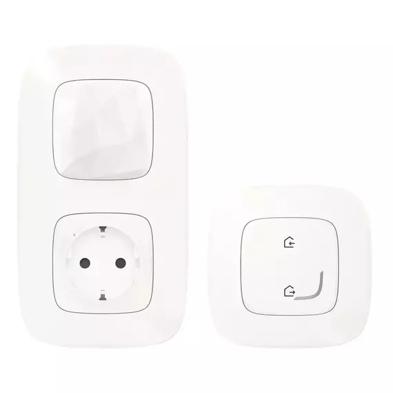 Пакет умный стартовый Valena Allure (шлюз WiFi+розетка умн. 2К+З 16А 230В+главн. беспроводн. выкл. "Я дома/Я вне дома") жемчуж. Netatmo 752996