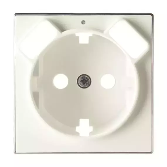 Накладка для розетки SCHUKO с 2хUSB ЗУ арт.8188.3 SKY бел. ABB 2CLA858830A1101