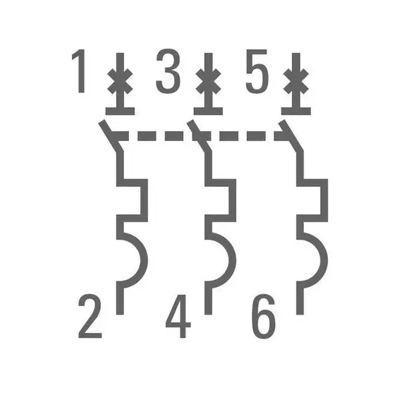 Выключатель автоматический модульный 3п B 25А 4.5кА ВА 47-63 PROxima EKF mcb4763-3-25B-pro, изображение 5