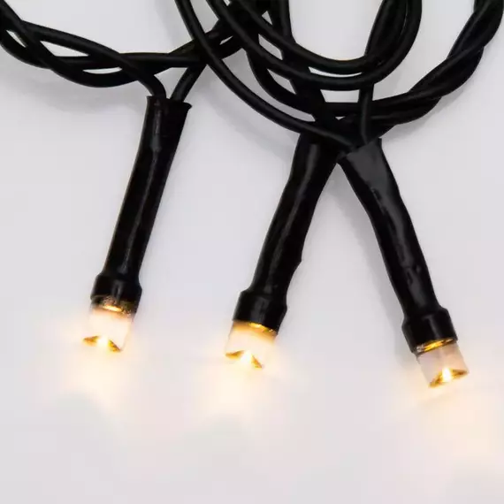 Гирлянда светодиодная "Твинкл Лайт" 6м 40LED тепл. бел. 5.1Вт 220-240В IP20 с контроллером 8 режимов провод ПВХ темн. зел. Neon-Night 303-026, изображение 7