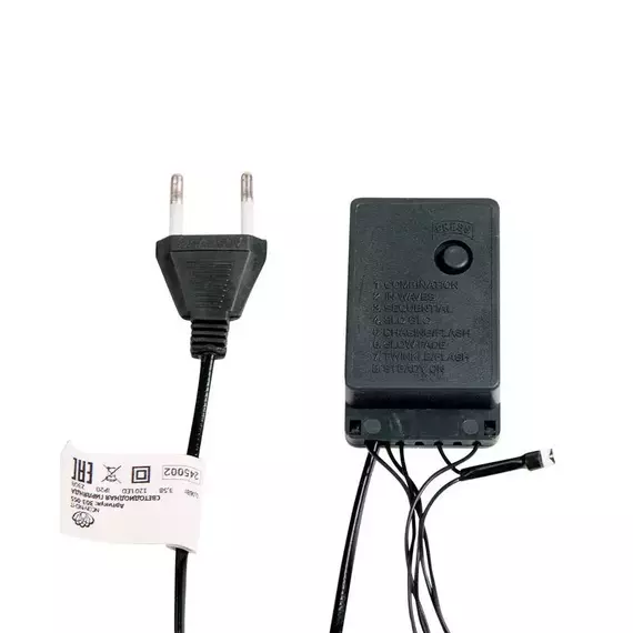 Гирлянда светодиодная "Твинкл Лайт" 15м 120LED тепл. бел. 6.9Вт 220-240В IP20 с контроллером 8 режимов провод ПВХ темн. зел. Neon-Night 303-056, изображение 11