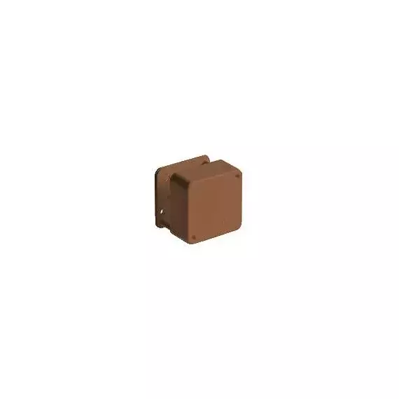 Коробка ОП Тусо распаячная 79х79х32мм 2 клемника корич. IP40 Ruvinil 65004К
