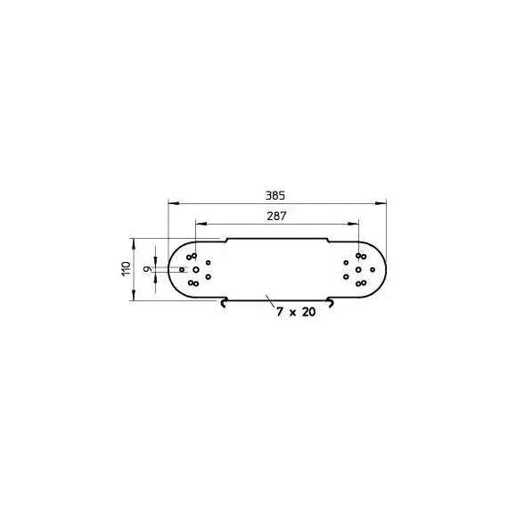 Секция для угла вертикального 110х600 RGBEV 160 FT OBO 7077972, изображение 2