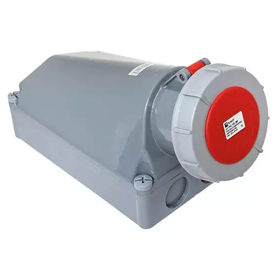 Розетка стационарная наружная 1442 3Р+РЕ 125А 380В IP67 PROxima EKF ps-1442-125-380, изображение 7