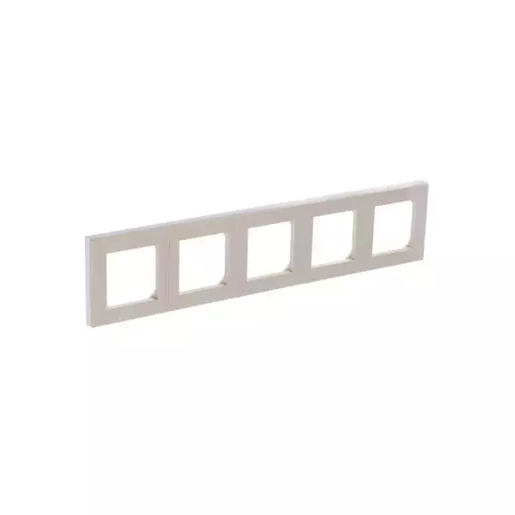 Рамка Levit 5п сл. кость/бел. ABB 2CHH015050A6017, изображение 3