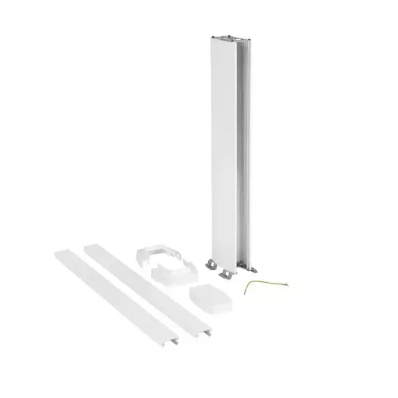 Колонна-мини Snap-On 2 секции 0.68м с пластик. крышкой пластик. бел. Leg 653023, изображение 2