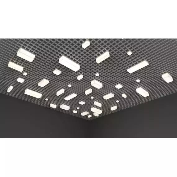 Светильник светодиодный RVE-LBX-LUMO20-PLAZA7510-2-GR квадрат грильято 2шт 65х65х60мм 10Вт встраиваемый 4000К бел. RVElektro RVE00003247, изображение 2