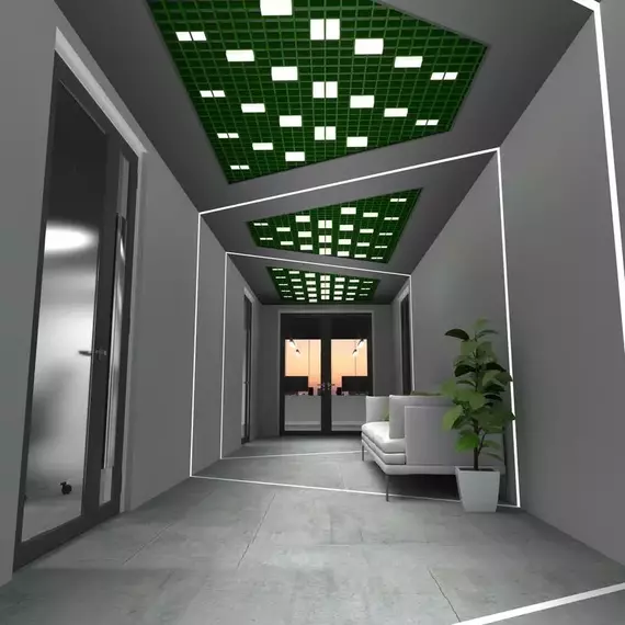 Светильник светодиодный RVE-LBX-LUMO20-PLAZA7510-2-GR квадрат грильято 2шт 65х65х60мм 10Вт встраиваемый 4000К бел. RVElektro RVE00003247, изображение 3