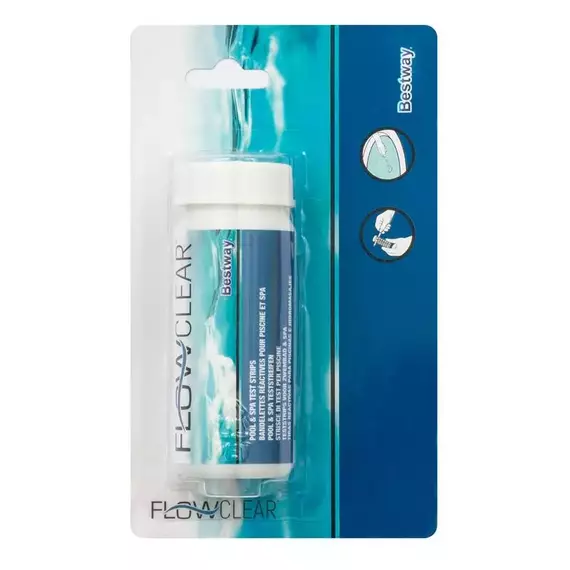 Полоска-тестер воды для бассейнов (58142) (уп.50шт) Bestway 6942138918588, изображение 3