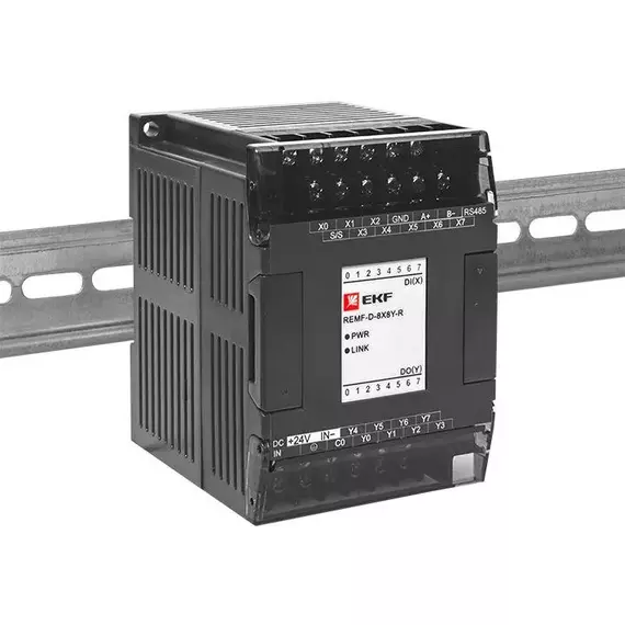 Модуль дискретного в/в REMF 8/8 PRO-Logic EKF REMF-D-8X8Y-R, изображение 2