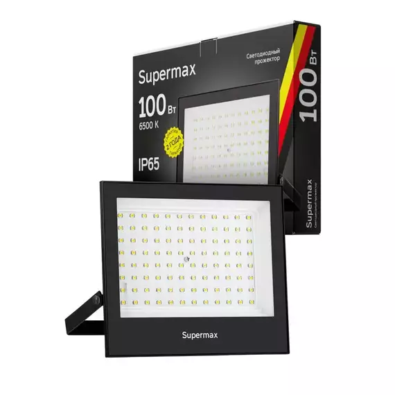 Прожектор светодиодный Supermax SPR 100Вт 6500К 10000лм IP65 КОСМОС S_PR_LED_100, изображение 3
