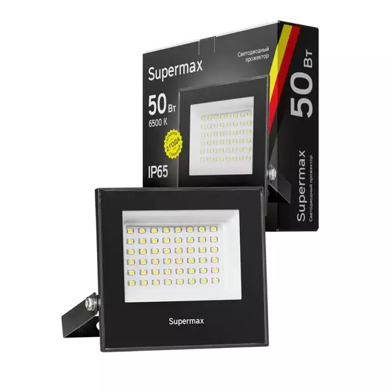 Прожектор светодиодный Supermax SPR 50Вт 6500К 5000лм IP65 КОСМОС S_PR_LED_50, изображение 3