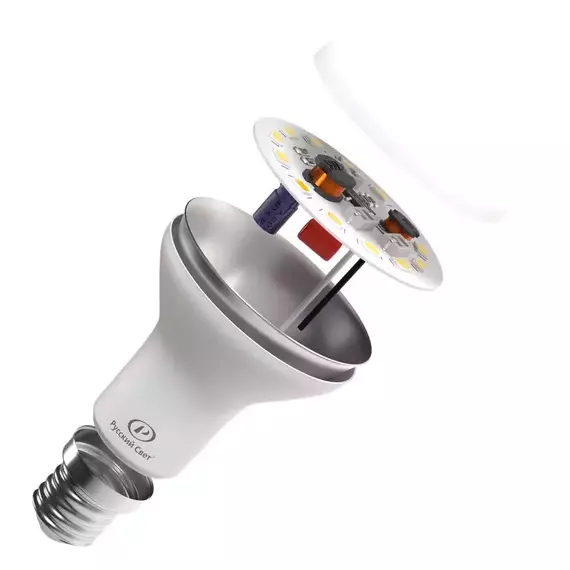 Лампа светодиодная RS R63 E27 9W 220-240V 6500К 9Вт 720лм Ra 90 рефлектор Русский Свет 15010745082, изображение 2