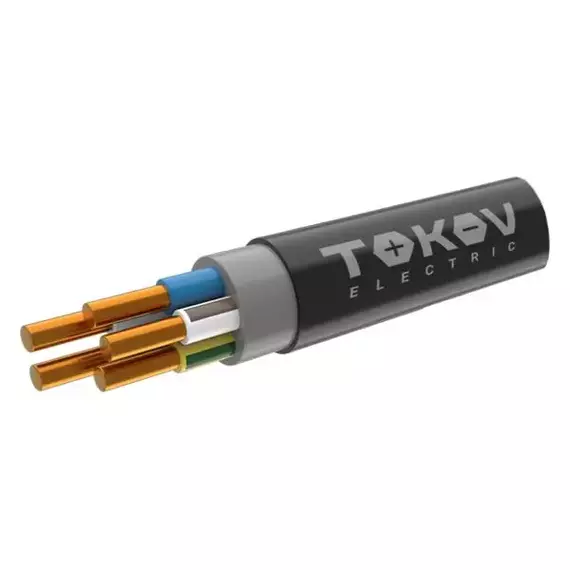 Кабель TOKOV ELECTRIC ППГнг(А)-HF 5х6 ОК (N PE) 0.66кВ (м) ТХМ00409126