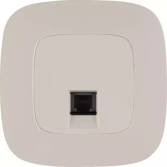 Розетка телефонная 1-м Valena Allure RJ11 с лицев. панелью механизм сл. кость Leg 753838, изображение 5