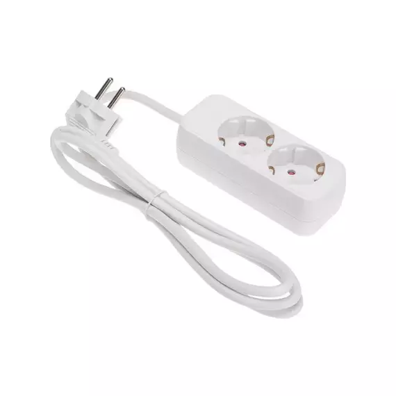 Удлинитель 2х1.5м с заземл. STANDARD 3х1кв.мм бел. Rexant 13-4003, изображение 2