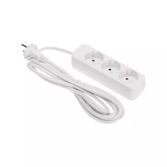 Удлинитель 3х3м без заземл. STANDARD 2х1кв.мм бел. Rexant 13-4007, изображение 2