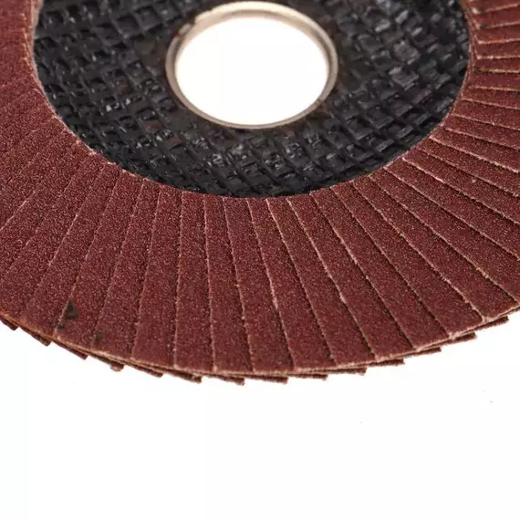 Круг лепестковый торцевой P120 125х22.2мм Kranz KR-90-0017, изображение 5
