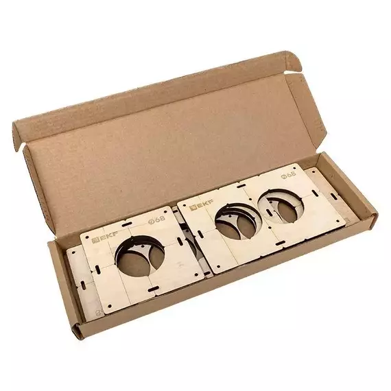 Комплект шаблонов для подрозетников d68мм Expert EKF sh-d68-k, изображение 5