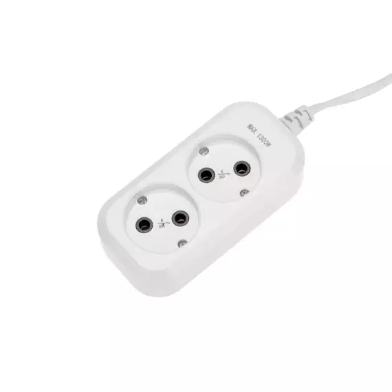 Удлинитель 2 гнезда 3м 2х0.75кв.мм б/з бел. PROCONNECT 13-4201, изображение 5