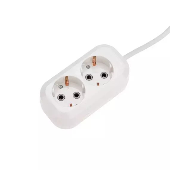 Удлинитель 2 гнезда 3м 3х0.75кв.мм с/з бел. PROCONNECT 13-4203, изображение 5