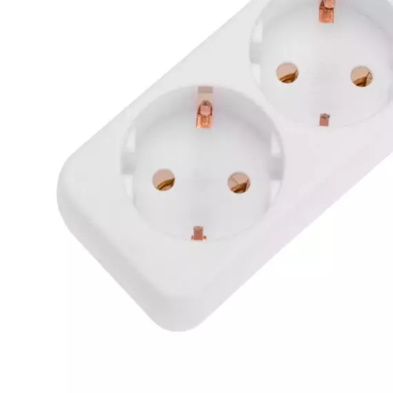 Удлинитель 5 гнезд 1.5м 3х0.75кв.мм с/з бел. PROCONNECT 13-4211, изображение 5