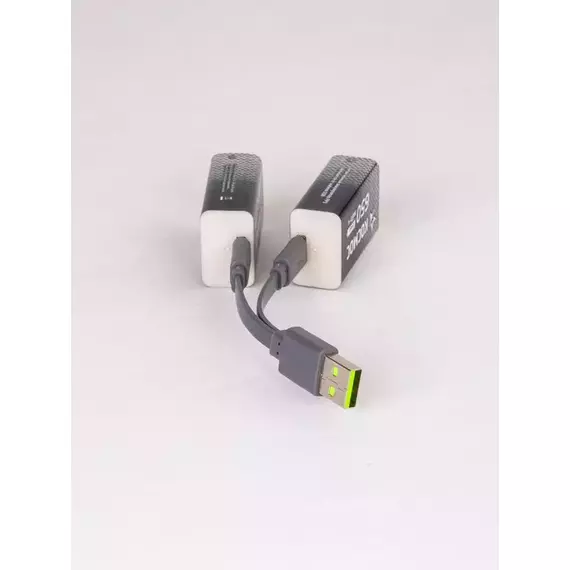 Аккумулятор крона Li-ion 9В 650мАч (уп.2шт) КОСМОС KOCLi9V650mAh2B