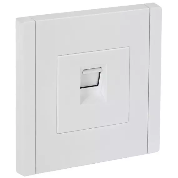 Розетка компьютерная RJ45 кат.5E FORTE&PIANO FP232 бел. IEK FP-K10-1-K01