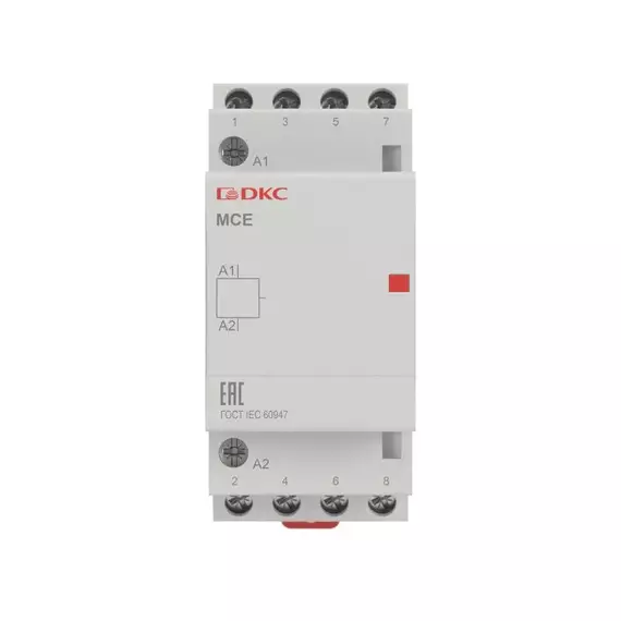 Контактор модульный YON max типа MCE 4P 25A 240В 4НО YON MCE-25-40-A240, изображение 2