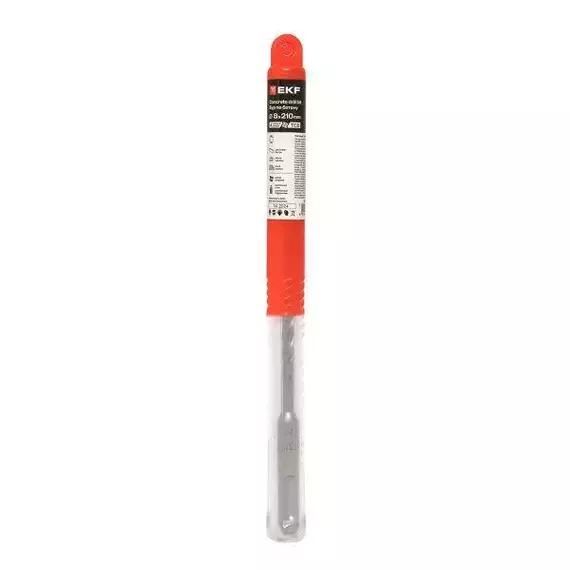 Бур по бетону SDS-plus 8х210 мм (4 резца) Professional EKF db-8-210-4x4-ue, изображение 7