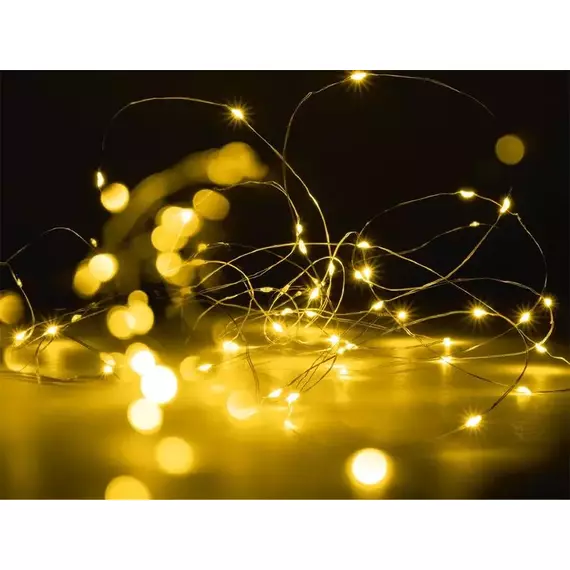 Гирлянда DC-G03-50Y 50microLED 5.1м 8реж. 3xAA (не в компл.) желт. ФАZА 5047853, изображение 3