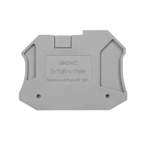 Изолятор торцевой для клемм TUR-2.5-TWIN (уп.100шт) DKC D-TUR-2.5-TWIN