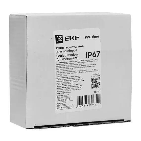 Окно герметичное для приборов IP67 PROxima EKF ak-i-1, изображение 2