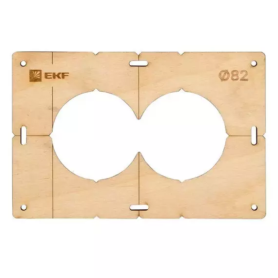 Комплект шаблонов для подрозетников d82мм Expert EKF sh-d82-k, изображение 3