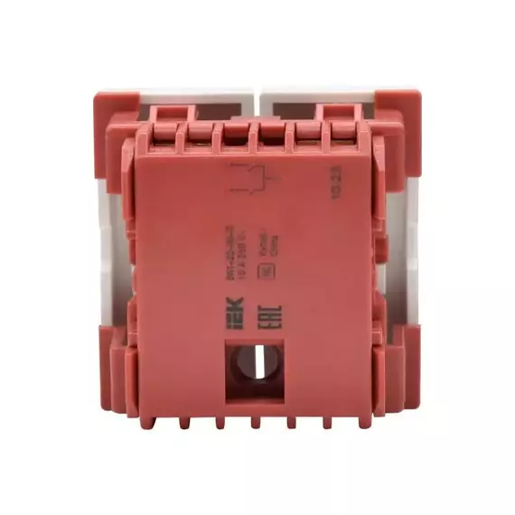 Выключатель 2-кл. 2мод. СП 10А IP20 ВК1-22-00-П бел. PRIMER IEK CKK-40D-VD2-K01, изображение 4