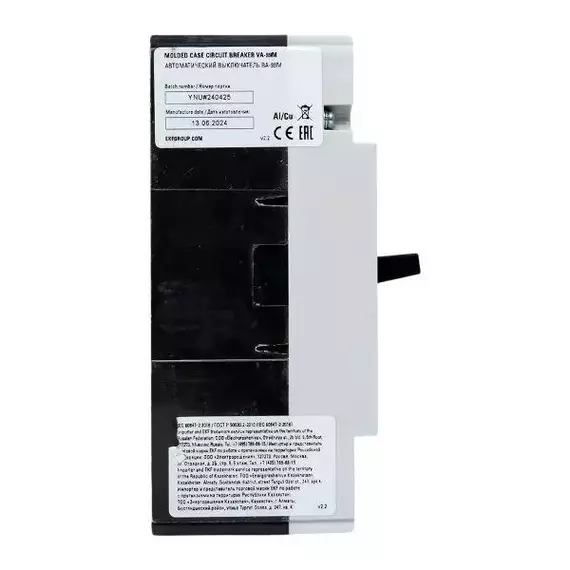 Выключатель автоматический 3п 100/125А 35кА ВА-99М PROxima EKF mccb99-100-125m, изображение 6