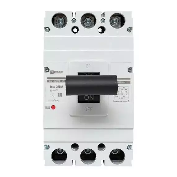 Выключатель автоматический 3п 400/250А 42кА ВА-99М PROxima EKF mccb99-400-250m, изображение 5