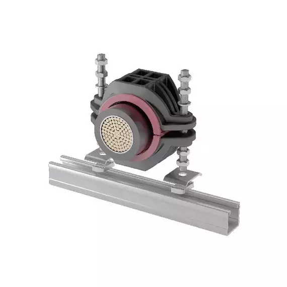 Крепление для кабеля высоковольтное d85-105мм VKK85-105 КМ LO24124, изображение 2