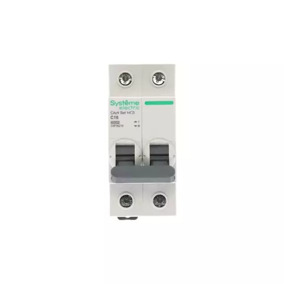 Выключатель автоматический 2п City9 Set (АВ) С 16А 6кА 230В SE C9F36216, изображение 6