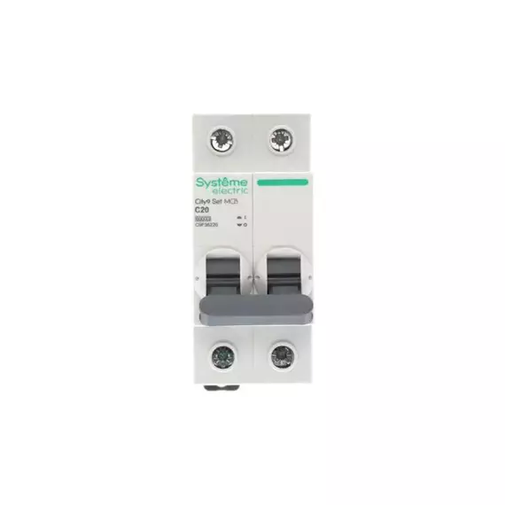 Выключатель автоматический 2п City9 Set (АВ) С 20А 6кА 230В SE C9F36220, изображение 6