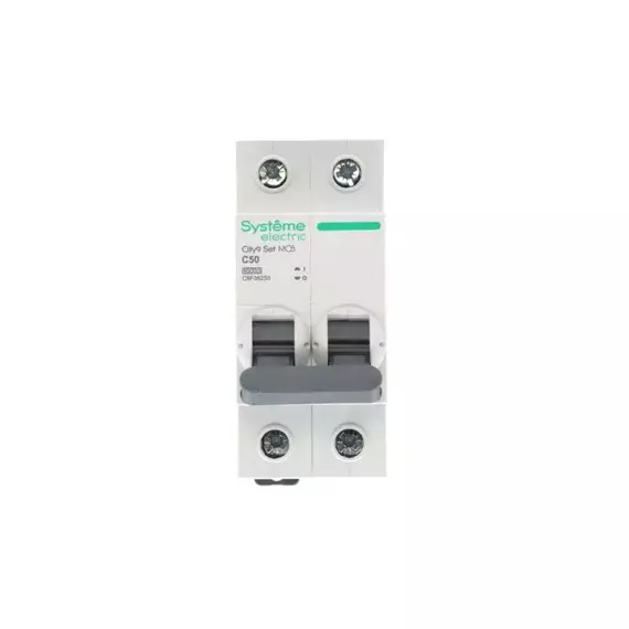 Выключатель автоматический 2п City9 Set (АВ) С 50А 6кА 230В SE C9F36250, изображение 6