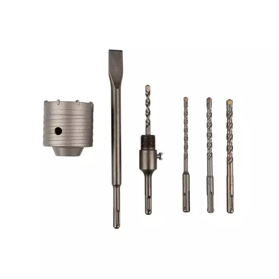Набор для установки подрозетников SDS PLUS 5 предметов Kranz KR-91-0431, изображение 3