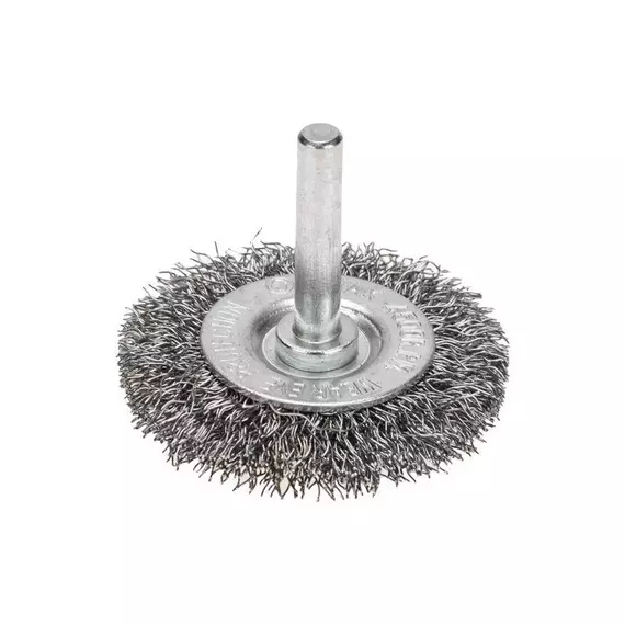 Щетка дисковая для дрели витая стальная проволока 50мм Kranz KR-91-1244